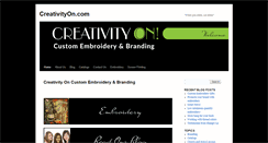 Desktop Screenshot of creativityon.com